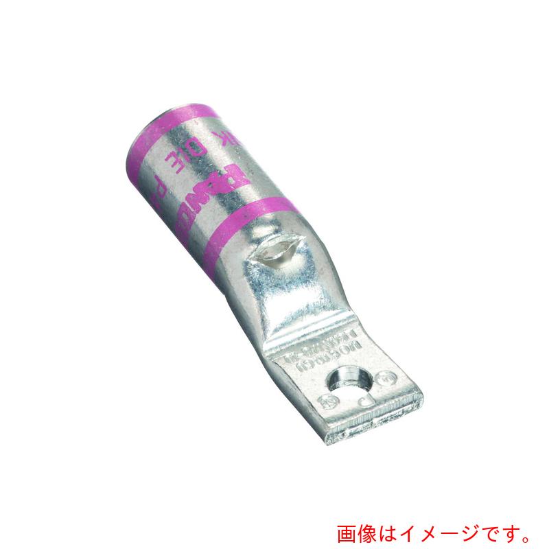 パンドウイットコーポレーション日本支社（PANDUIT）　銅製圧縮端子　１穴　幅細取付板　電線サイズ　ＡＷＧ１／０　取付穴サイズ　５１ｍｍ　ＬＣＡＮ１／０－１０－Ｘ　【2個】　【品番：LCAN1/0-10-X】