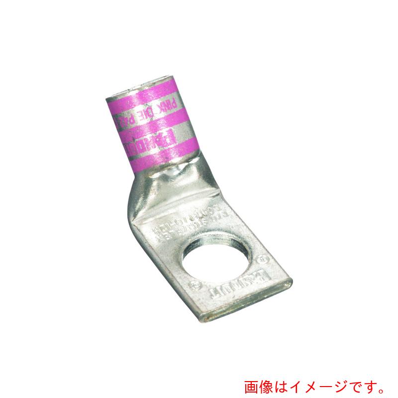 パンドウイットコーポレーション日本支社（PANDUIT）　銅製圧縮端子　１穴　電線サイズ　ＡＷＧ１／０　取付穴サイズ　１０４ｍｍ　バレル角度　４５度　ＬＣＡＸ１／０－３８Ｈ－Ｘ　【2個】　【品番：LCAX1/0-38H-X】