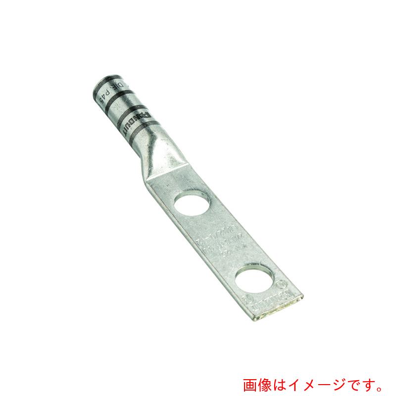 パンドウイットコーポレーション日本支社（PANDUIT）　銅製圧縮端子　２穴　電線サイズ　ＡＷＧ２／０　取付穴サイズ　１３５ｍｍ　取付穴間隔　４４５ｍｍ　ＬＣＣ２／０－１２Ｗ－Ｘ　【2個】　【品番：LCC2/0-12W-X】