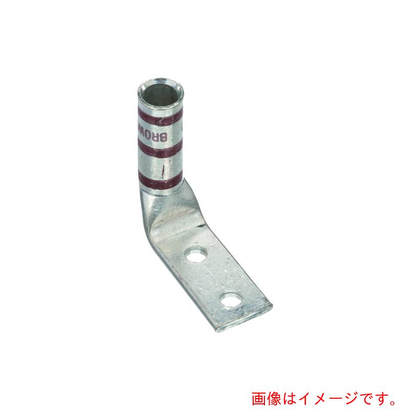 パンドウイットコーポレーション日本下位区分（PANDUIT） 銅製締め付ける端子 ２穴 電話線大きさ ＡＷＧ２ 打っ付け穴大きさ ６９粍 打っ付け穴あき場所 １６０粍 バレル角度 ９０度 ＬＣＣ２－１４ＡＷＦ－Ｑ 【品番：LCC2-14AWF-Q】