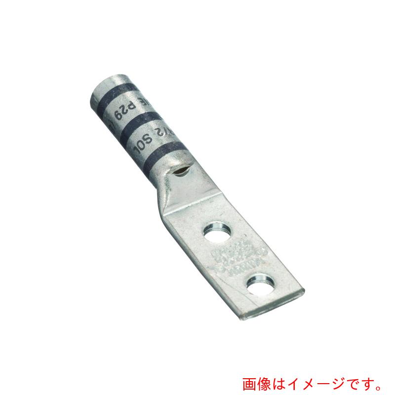 パンドウイットコーポレーション日本下位区分（PANDUIT） 銅製締め付ける端子 ２穴 撚り線電話線大きさ ＡＷＧ４ ＡＷＧ３ 単線電話線大きさ ＡＷＧ２ 初っ切り穴大きさ １０４粍 初っ切り穴あき場所 ２５４粍 ＬＣＣ４－３８Ｄ－Ｌ 【品番：LCC4-38D-L】