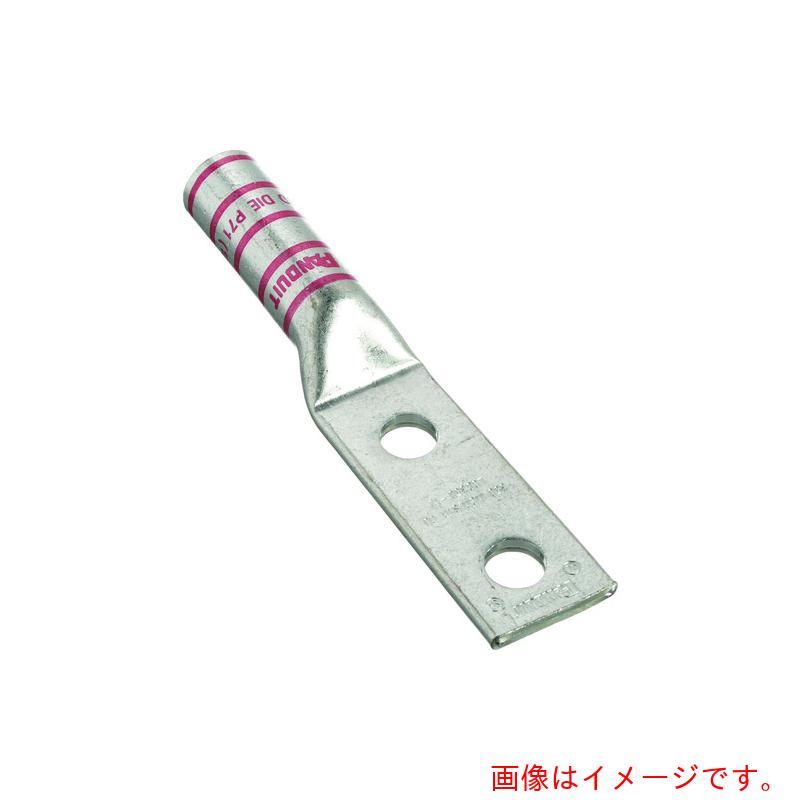 パンドウイットコーポレーション日本下位区分（PANDUIT） 銅製締め付ける端子 ２穴 電話線大きさ ＡＷＧ８ 打っ付け穴大きさ ６９粍 打っ付け穴あき場所 １９１粍 ＬＣＣ８－１４Ｂ－Ｌ 【品番：LCC8-14B-L】