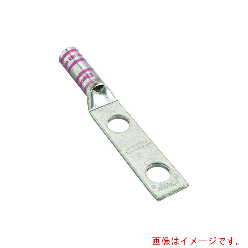 パンドウイットコーポレーション日本下位区分（PANDUIT） 銅製締め付ける端子 ２穴 電話線大きさ ＡＷＧ１／０ 初っ切り穴大きさ １３５粍 初っ切り穴あき場所 ４４５粍 ＬＣＣＸ１／０－１２－Ｘ 【品番：LCCX1/0-12-X】