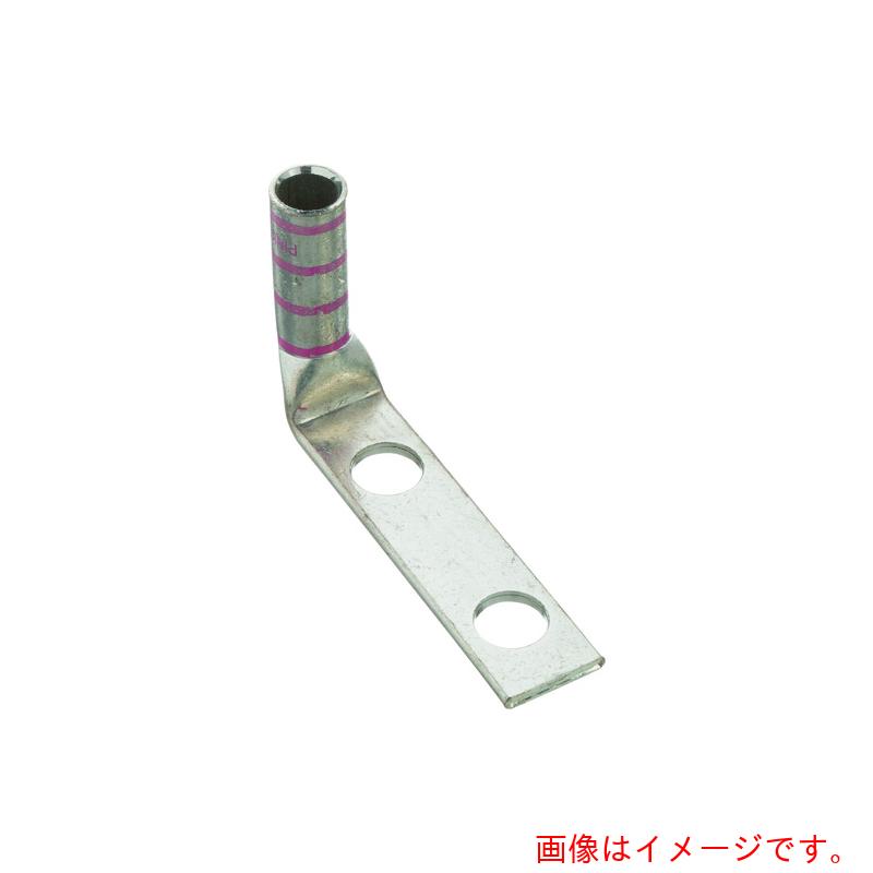 パンドウイットコーポレーション日本支社（PANDUIT）　銅製圧縮端子　２穴　電線サイズ　ＡＷＧ１／０　取付穴サイズ　６９ｍｍ　取付穴間隔　１９１ｍｍ　バレル角度　９０度　ＬＣＣＸ１／０－１４ＢＦ－Ｘ　【品番：LCCX1/0-14BF-X】