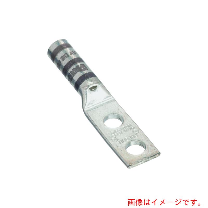 パンドウイットコーポレーション日本下位区分（PANDUIT） 銅製締め付ける端子 ２穴 電話線大きさ ＡＷＧ４ 滑りだし穴大きさ ６９粍 滑りだし穴あき場所 １６０粍 ＬＣＣＸ４－１４Ａ－Ｌ 【品番：LCCX4-14A-L】