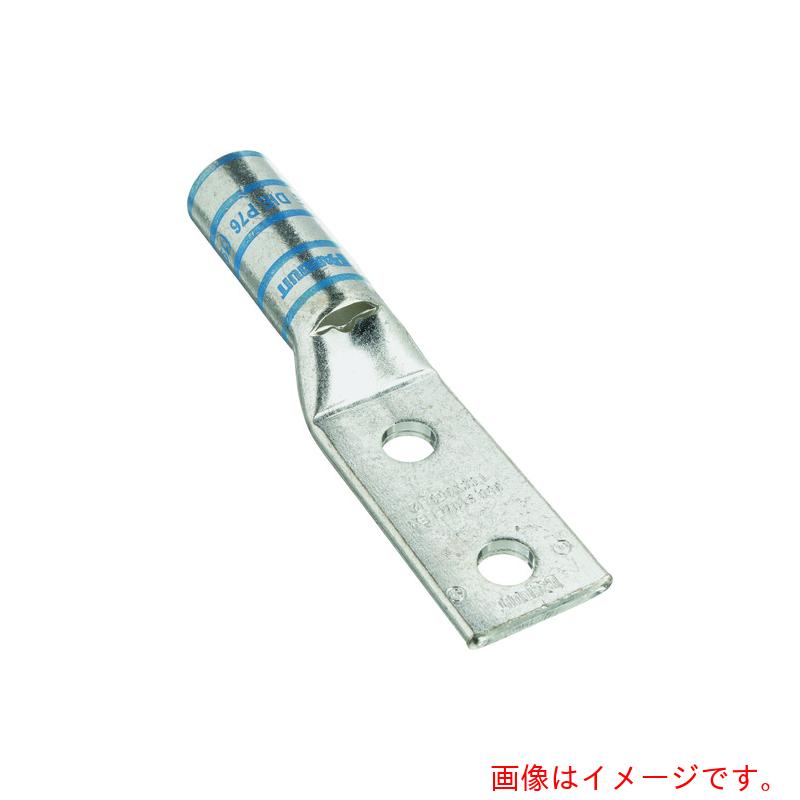 パンドウイットコーポレーション日本支社（PANDUIT）　銅製圧縮端子　２穴　電線サイズ　ＡＷＧ６　取付穴サイズ　１０４ｍｍ　（１つは細長い取付穴）　ＬＣＣＸ６－３８ＡＣ－Ｌ　【品番：LCCX6-38AC-L】
