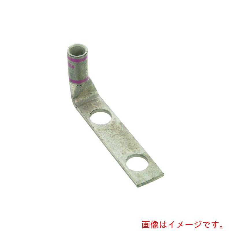 パンドウイットコーポレーション日本支社（PANDUIT）　銅製圧縮端子　２穴　電線サイズ　ＡＷＧ　１／０　取付穴サイズ　６．４ｍｍ　取付穴間隔　１６ｍｍ　バレル角度　９０度　ＬＣＤ１／０－１４ＡＦ－Ｘ　【品番：LCD1/0-14AF-X】