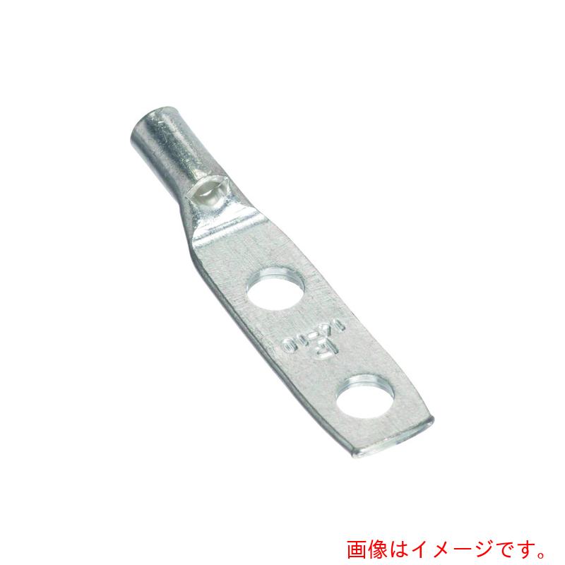 パンドウイットコーポレーション日本支社（PANDUIT） 銅製圧縮端子 ２穴 電線サイズ ＡＷＧ１０ 取付穴サイズ ９．５ｍｍ 取付穴間隔 ２５．４ｍｍ ＬＣＤ１０－３８Ｄ－Ｌ 【品番：LCD10-38D-L】