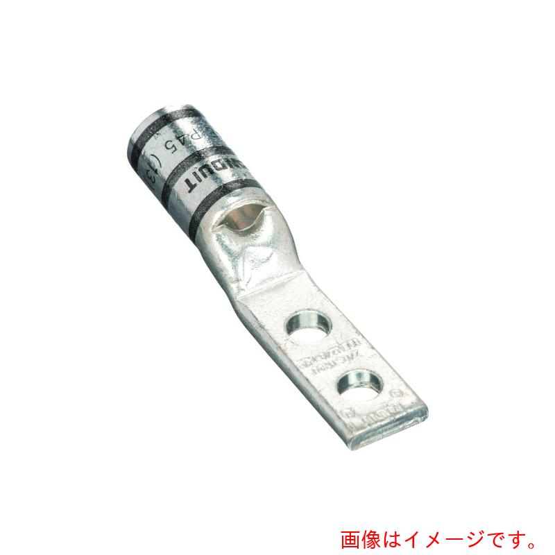 パンドウイットコーポレーション日本支社（PANDUIT）　銅製圧縮端子　２穴　幅細取付板　電線サイズ　７５０　ｋｃｍｉｌ　取付穴サイズ　９．５ｍｍ　取付穴間隔　２５．４ｍｍ　ＬＣＤＮ７５０－３８Ｄ－６　【品番：LCDN750-38D-6】