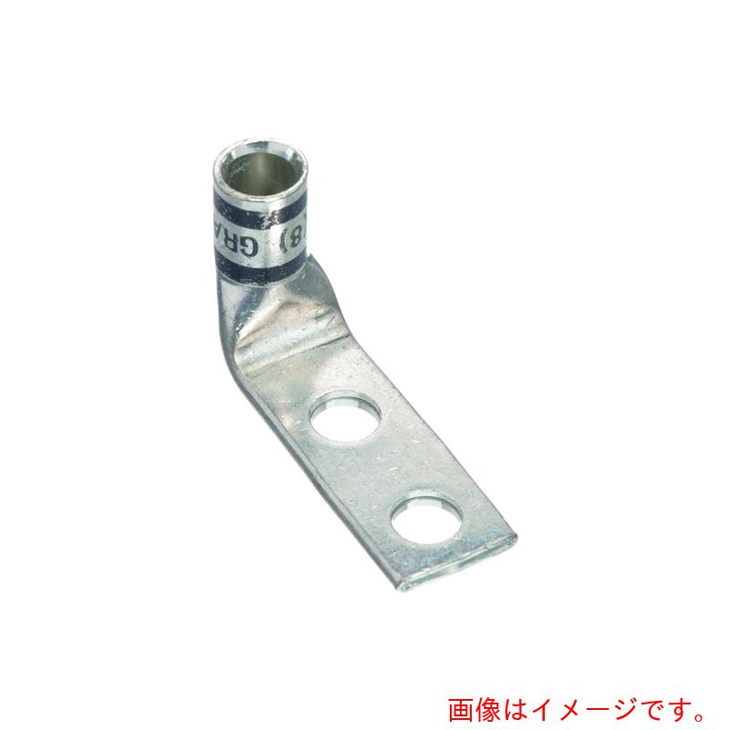 パンドウイットコーポレーション日本下位区分（PANDUIT） 銅製締め付ける端子 ２穴 電話線大きさ ＡＷＧ４ 滑りだし穴大きさ ６．４粍 滑りだし穴あき場所 １６粍 バレル角度 ９０度 ＬＣＤＸ４－１４ＡＦ－Ｌ 【品番：LCDX4-14AF-L】