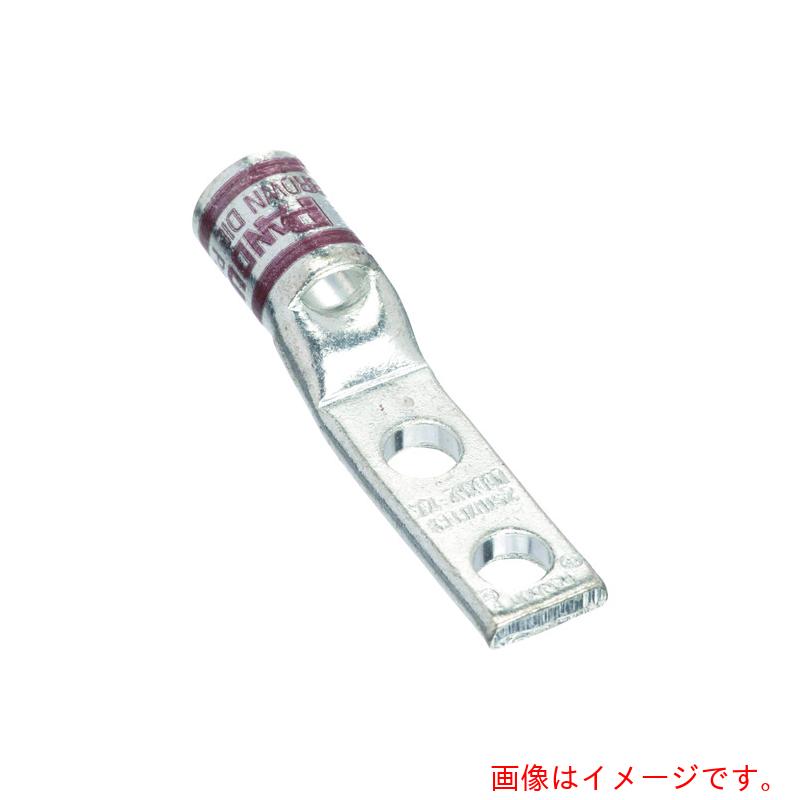 パンドウイットコーポレーション日本支社（PANDUIT）　銅製圧縮端子　２穴　幅細取付板　電線サイズ　ＡＷＧ２　取付穴サイズ　６．４ｍｍ　ＬＣＤＸＮ２－１４Ａ－Ｅ　【品番：LCDXN2-14A-E】