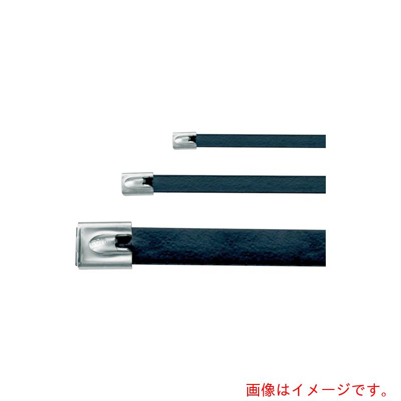 パンドウイットコーポレーション日本支社（PANDUIT）　ＭＬＴタイプ　フルコーティングステンレススチールバンド　ＳＵＳ３１６　黒　幅１６．１ｍｍ　長さ７５４ｍｍ　５０本入り　ＭＬＴＦＣ８ＳＨ－ＬＰ３１６　【品番：MLTFC8SH-LP316】