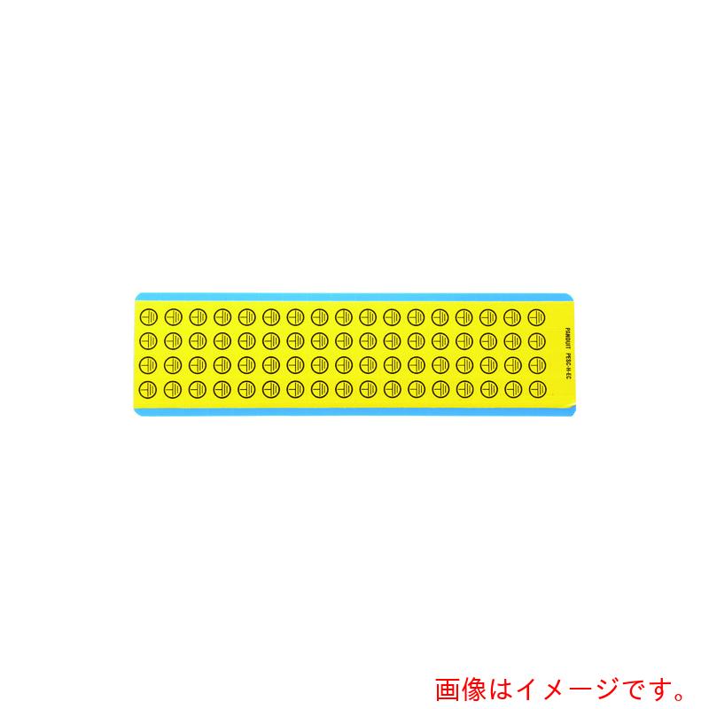 パンドウイットコーポレーション日本下位区分（PANDUIT） 明かり符帳歌留多黒／黄 ６８目じるし／歌留多 １０歌留多／包み ＰＥＳＣ－Ｈ－ＥＣ 【5個】 【品番：PESC-H-EC】