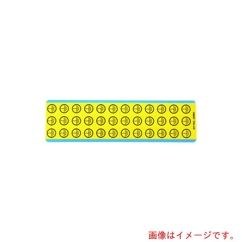 パンドウイットコーポレーション日本下位区分（PANDUIT） 明かり符帳歌留多 黒／黄 ３６目じるし／歌留多 １０歌留多／包み ＰＥＳＣ－Ｊ－ＥＣ 【5個】 【品番：PESC-J-EC】