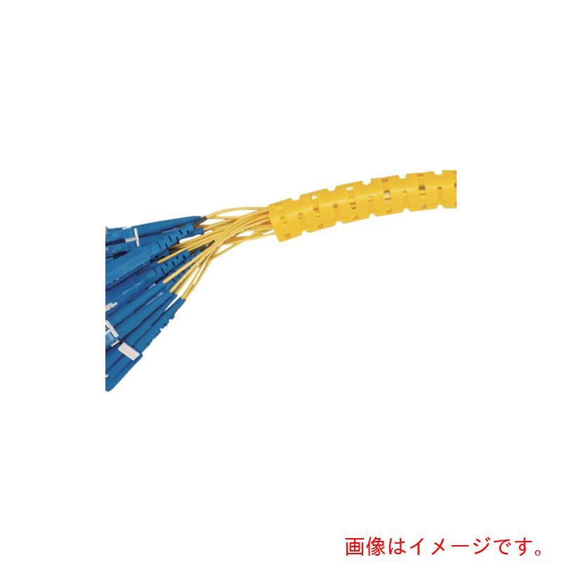 パンドウイットコーポレーション日本支社（PANDUIT）　電線保護チューブ　スリット型スパイラル　パンラップ　束線径２０．６Φｍｍ　３０ｍ巻き　黄　ＰＷ１００Ｆ－Ｃ４　【品番：PW100F-C4】