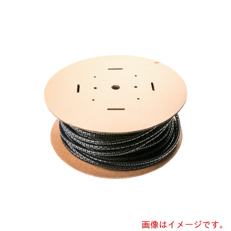 パンドウイットコーポレーション日本支社（PANDUIT）　電線保護チューブ　スリット型スパイラル　パンラップ　束線径１８．３Φｍｍ　３０ｍ巻き　黒　ＰＷ７５Ｆ－Ｃ２０　【品番：PW75F-C20】