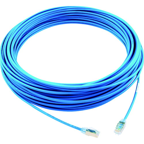 パンドウイットコーポレーション日本下位区分（PANDUIT） 範疇６Ａ細径遮蔽物パッチコード ３０ｍ 青 【品番：STP28X30MBU】