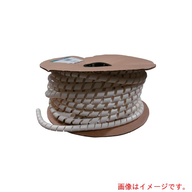 パンドウイットコーポレーション日本支社（PANDUIT） スパイラルラッピング 難燃性ポリエチレン（ＵＬ９４Ｖ－２） 白 【品番：T100R-CY】