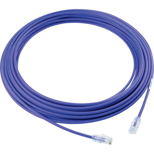 パンドウイットコーポレーション日本支社（PANDUIT）　カテゴリ６Ａ細径パッチコード　１５ｍ　紫　ＵＴＰ２８Ｘ１５ＭＶＬ　【品番：UTP28X15MVL】