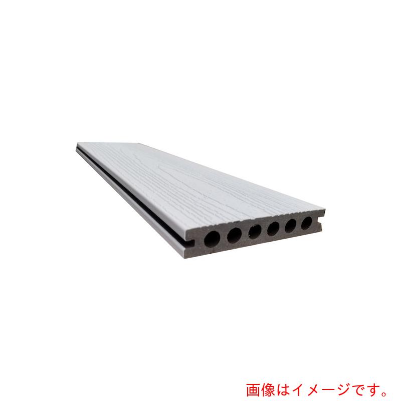 【別途貨物輸送あり】サンセルフ（SUNSELF） ウッドデッキホワイトイペデザイン床板材４本仕掛ける 【品番：13-TS WHITE*4】
