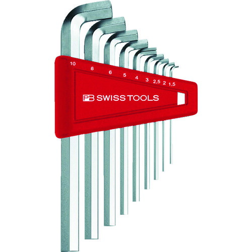 PB SWISS TOOLS（PBスイスツールズ） 六角棒鍵仕かける９本組（ブリスターパック入り口・入口） 【品番：210H-10CN】 花・ガーデン・DIY-DIY・工具