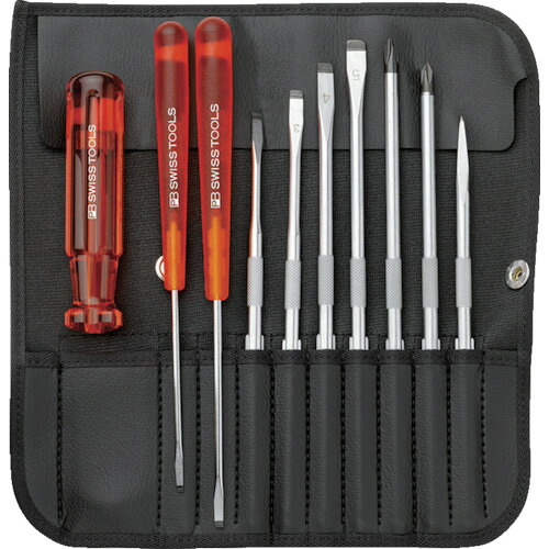 PB SWISS TOOLS（PBスイスツールズ）　差替式ドライバーセット　パックナシ　【品番：215】