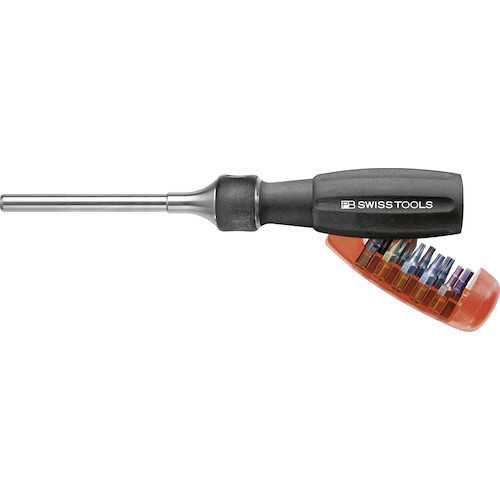 PB SWISS TOOLS（PBスイスツールズ）　ビット差替ドライバー　インサイダープロ　ロングラチェット　【品番：6510.R-100】