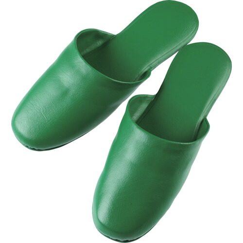【別途送料あり】ペンギンエースジャパン（penguinace）　スリッパ　グリーン　【12個】　【品番：SLIPPERS-GR】