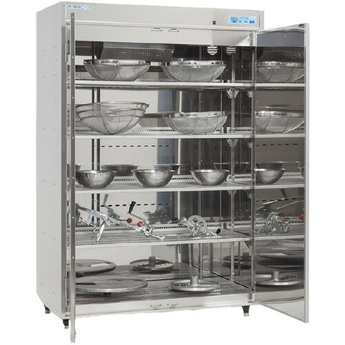【別途送料あり】ピオニーコーポレーション　乾燥機能付きオゾン殺菌庫　エキシマシリーズ１８００×８００×Ｈ１８００　【品番：ER-1880】