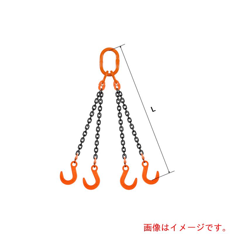 【別途送料あり】pewag　スリングチェーン　クォード（アイタイプ）　大型マスターリンク　ＱＥ５Ｍ　１０×４Ｍ　ＶＭＷ１０・ＦＷ１０　【品番：035ZPQE5M104】