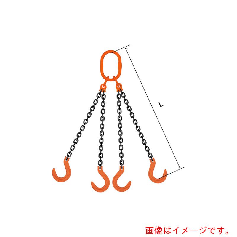 pewag　スリングチェーン　クォード（ピンタイプ）　ＱＰ５Ｍ　１０×１．５Ｍ　【品番：035ZPQP5M101S5】