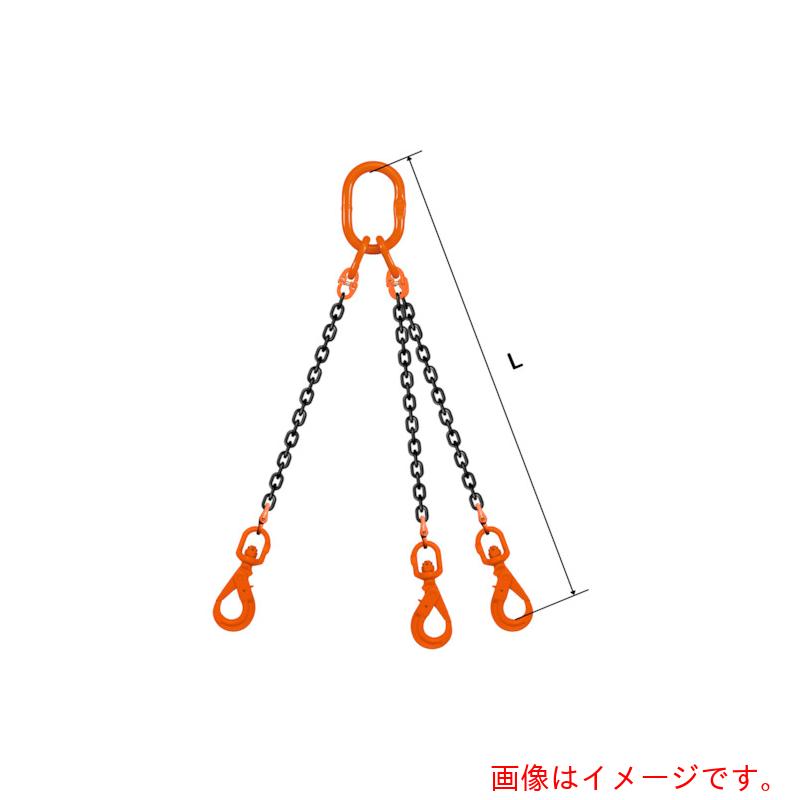【別途貨物輸送あり】pewag スリングチェーン トリプル（アイタイプ） ＴＥ３ １０×３．５Ｍ 【品番：035ZPTE3103S5】