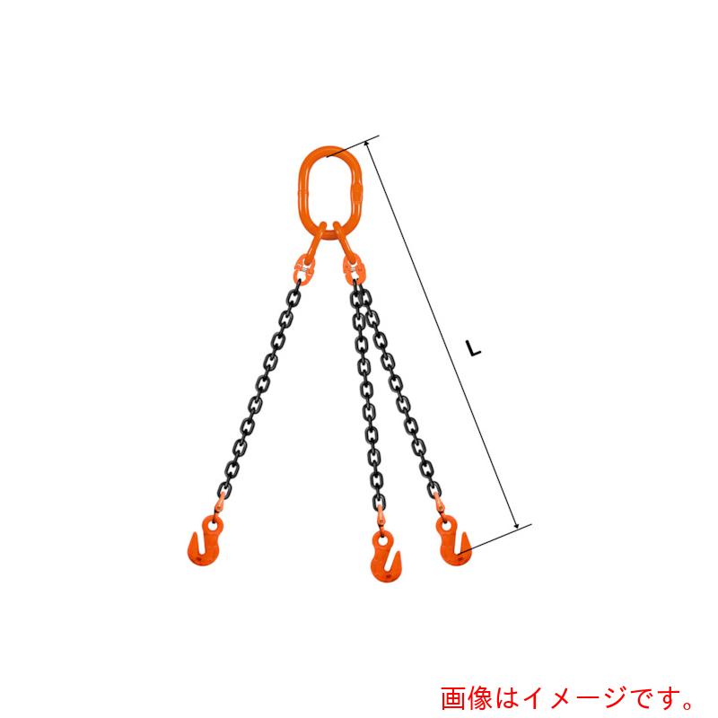 【別途貨物輸送あり】pewag スリングチェーン トリプル（アイタイプ） 大型御師匠さん繋がり ＴＥ４Ｍ １３×３Ｍ ＶＭＷ１３・ＰＷ１３ 【品番：035ZPTE4M133】