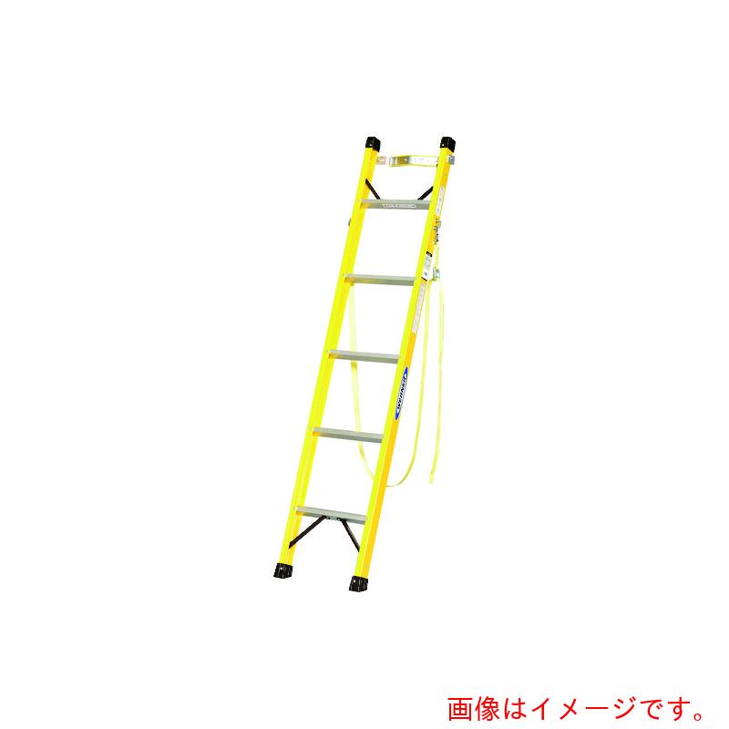【別途貨物輸送あり】ピカコーポレイション（PiCa） ＦＲＰ製１連掛けはしご ＦＲＰ－１Ｌ型 ポールグリップ付き添い人 ３．０ｍ 【品番：FRP-1L30G】