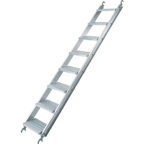 【別途送料あり】ピカコーポレイション(PiCa) 足場用アルミ階段 【品番:KDV-F457Z】|住設プロ 店