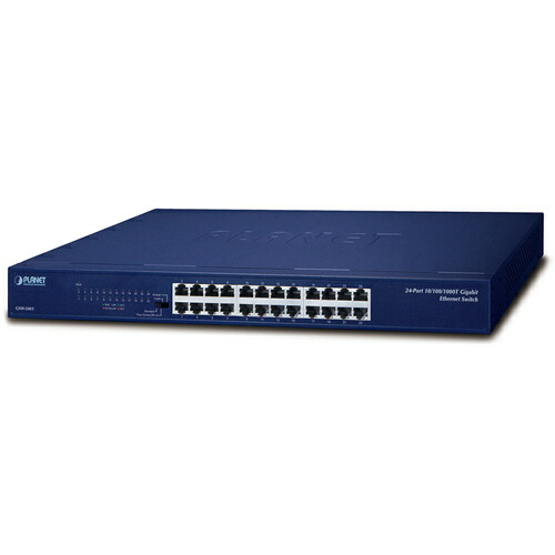 PLANET Technology Corporation ２４界面 １０００ＢＡＳＥ－Ｔ ギガビットイーサネットスイッチ 【品番：GSW-2401】