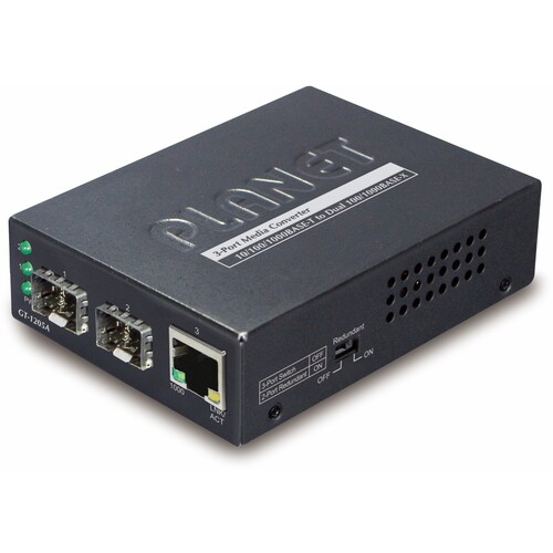 PLANET Technology Corporation １０００ＢＡＳＥ－Ｔ ～ デュアル １０００ＢＡＳＥ－Ｘ ＳＦＰ 手段変換器 【品番：GT-1205A】 花・ガーデン・DIY-その他-DIY・工具