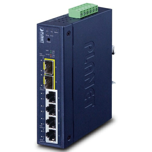 PLANET Technology Corporation　産業用マネージドギガビットイーサネットスイッチＳＦＰポート付　【品番：IGS-4215-4T2S】