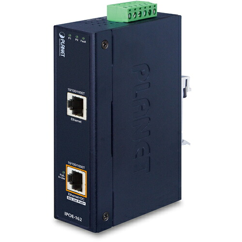 PLANET Technology Corporation 工業用ＰｏＥ＋インジェクター 【品番：IPOE-162】