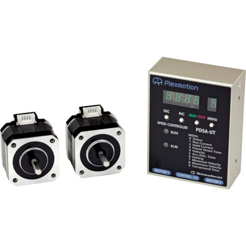 シナノケンシ　ＡＳＰＩＮＡ　２軸同時駆動スピードコントローラ＆ステッピングモータ２台セット　ＣＳＡ－ＵＴシリーズ　【品番：CSA-UT56D5D】 31,660円