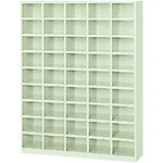 【別途送料あり】プラス（PLUS）　０６５０５）シューズボックス　５列９段　ＬＧＹ　【品番：06505】