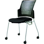 【別途送料あり】プラス（PLUS）　６２９４３４）会議イス　チェダーＣ　ＭＣ&minus;Ｗ６３ＮＨ　ＢＫ　【品番：MC-W63NH BK】｜住設プロ　店