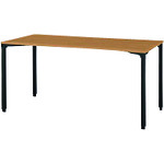 【別途送料あり】プラス（PLUS）　６６２７８１）ロンナ　会議テーブル　ＮＮ－１５０７ＰＡＲ　Ｔ２／ＢＫ　【品番：NN-1507PAR T2/BK】