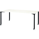 【別途送料あり】プラス（PLUS） ６６２８５１）ロンナ 会議テーブル ＮＮ－１８０９ＰＫＲ Ｗ４／ＢＫ 【品番：NN-1809PKR W4/BK】