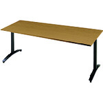 【別途送料あり】プラス（PLUS）　６７７６５３）ロンナ　会議テーブル　ＮＮ－１８０９ＴＡＤ　Ｔ２／ＢＫ　【品番：NN-1809TAD T2/BK】