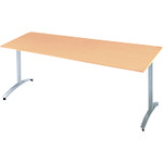 【別途送料あり】プラス(PLUS) 677656)ロンナ 会議テーブル NN-1809TAD WM/M4 【品番:NN-1809TAD WM/M4】