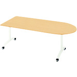 【別途送料あり】プラス（PLUS）　６７７７４４）ロンナ　会議テーブル　ＮＮ－１８０９ＴＫＵ　ＷＭ／Ｗ４　【品番：NN-1809TKU WM/W4】