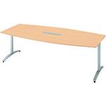 【別途送料あり】プラス（PLUS）　６７７４４０）ロンナ　会議テーブル　ＮＮ－２１１０ＴＡＢＨ　ＷＭ／Ｍ４　【品番：NN-2110TABH WM/M4】