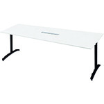 【別途送料あり】プラス（PLUS）　６７７４５９）ロンナ　会議テーブル　ＮＮ－２１１０ＴＡＤＨ　Ｗ４／ＢＫ　【品番：NN-2110TADH W4/BK】 100,436円