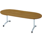 【別途送料あり】プラス（PLUS）　６７７７７７）ロンナ　会議テーブル　ＮＮ－２１１０ＴＫＯ　Ｔ２／Ｍ４　【品番：NN-2110TKO T2/M4】 106,178円